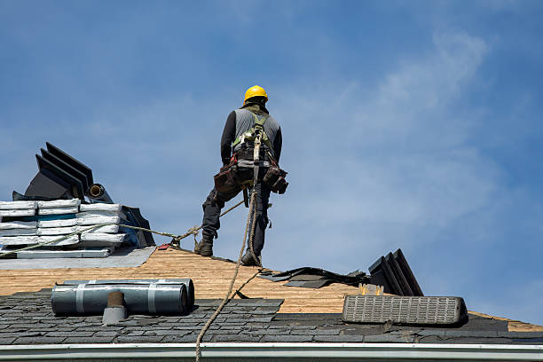 Professional Roof Repair technician working in West Barnstable, MA
